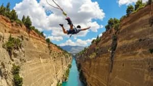 Bungee Jumping Day Trip in Canal of Corinth